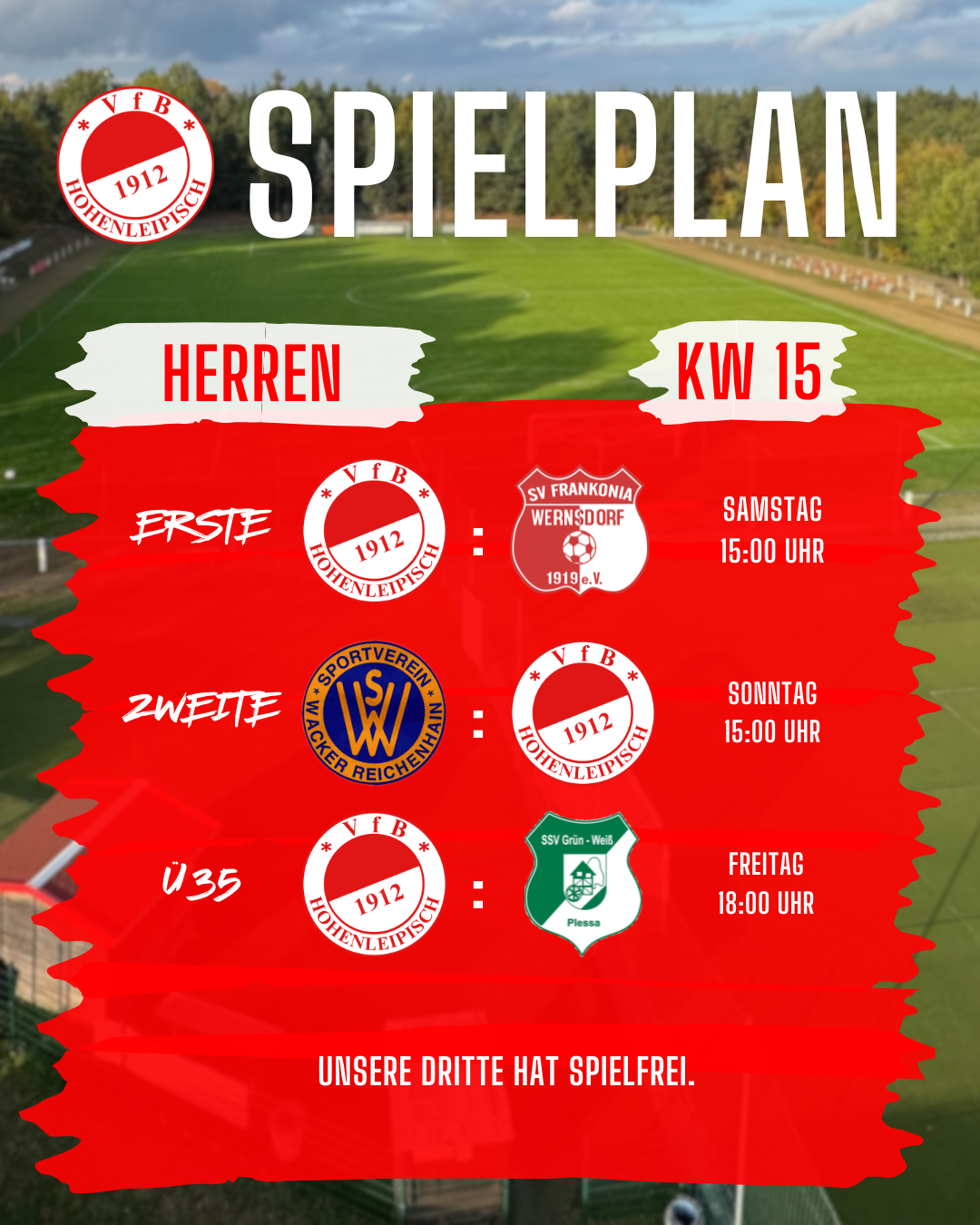 Spielplan KW15