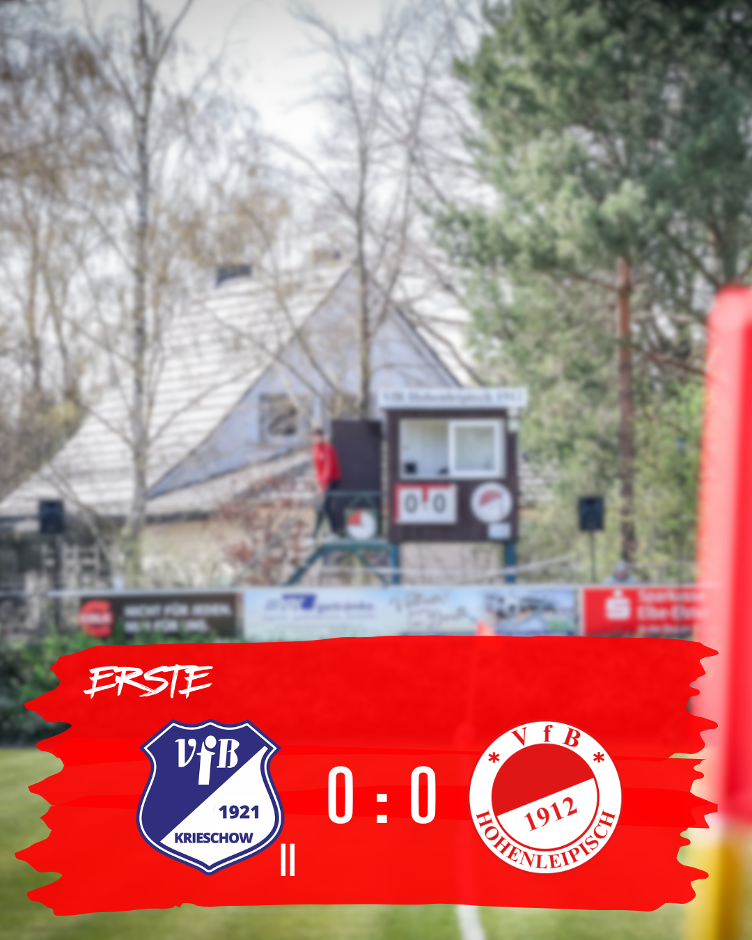 VfB Krieschow 2 : VfB ERSTE