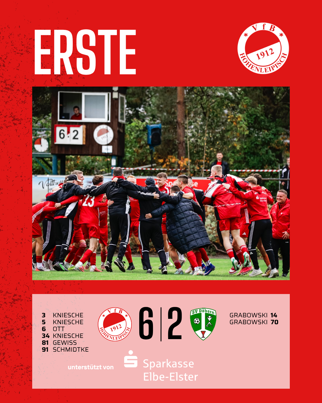 ERSTE: VfB : SV Döbern
