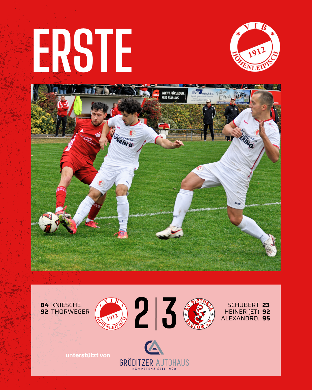 ERSTE: VfB : SV Victoria Seelow