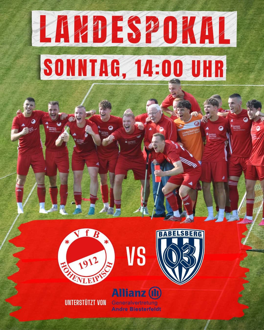 Achtelfinale Landespokal: VfB - SV Babelsberg 03